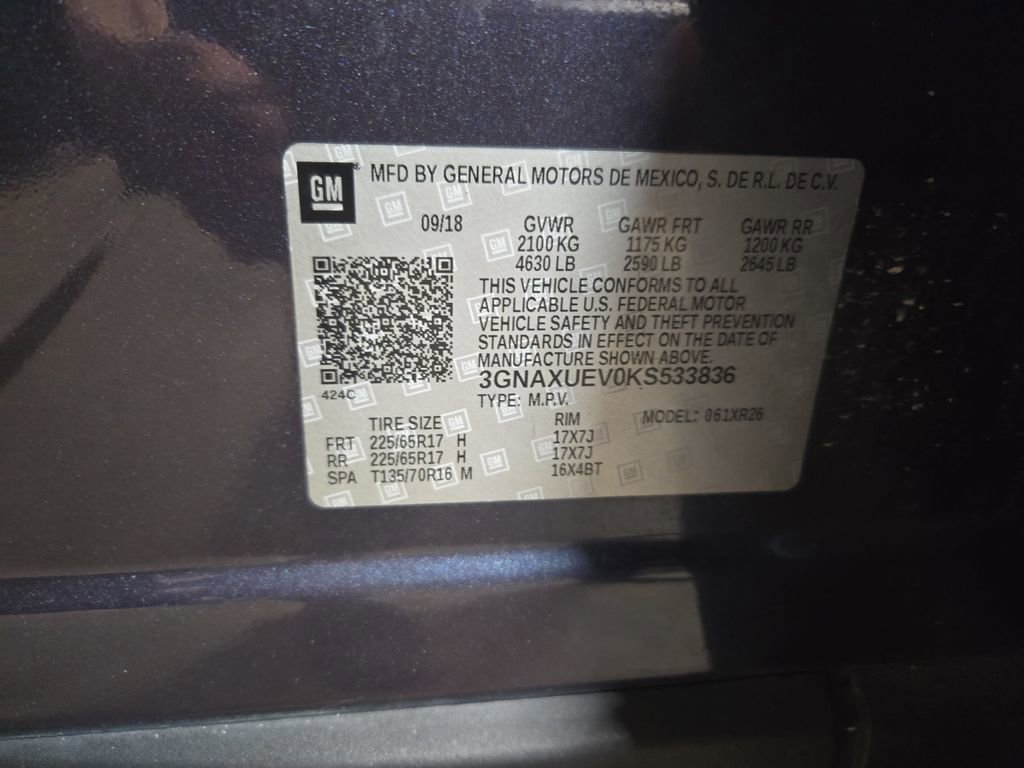 Used 2019 Chevrolet Equinox LT AWD/4WD image 36