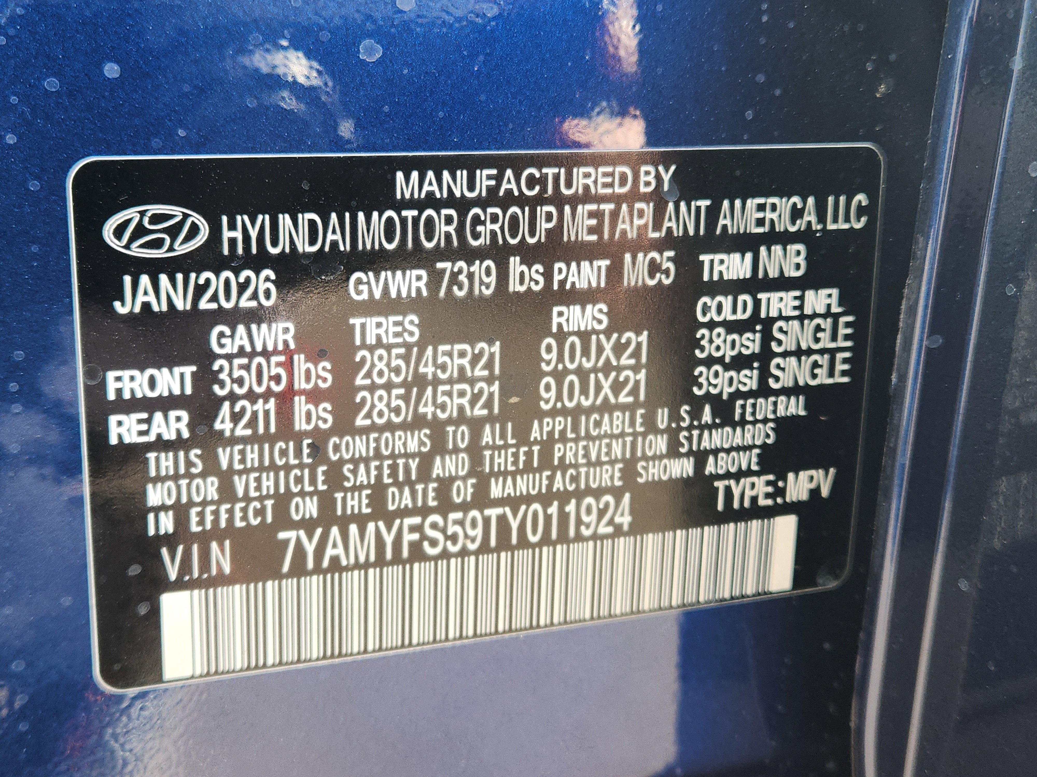 New 2026 Hyundai Ioniq 9 Calligraphy w/ Tow & Go Package image 26