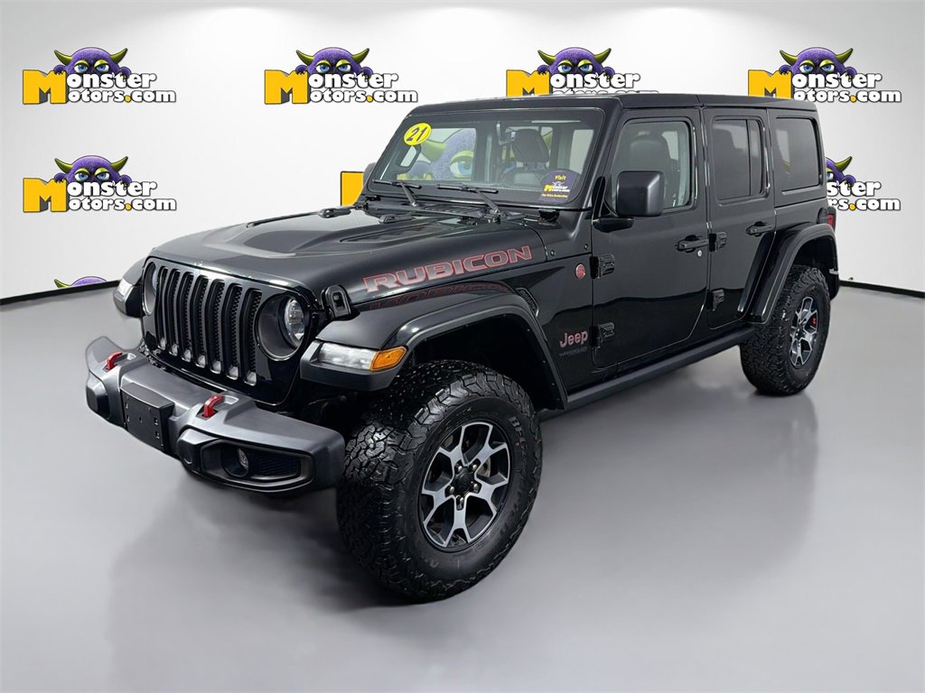 Used 2021 Jeep Wrangler Unlimited Rubicon w/ Uconnect 4C Nav & Sound Group