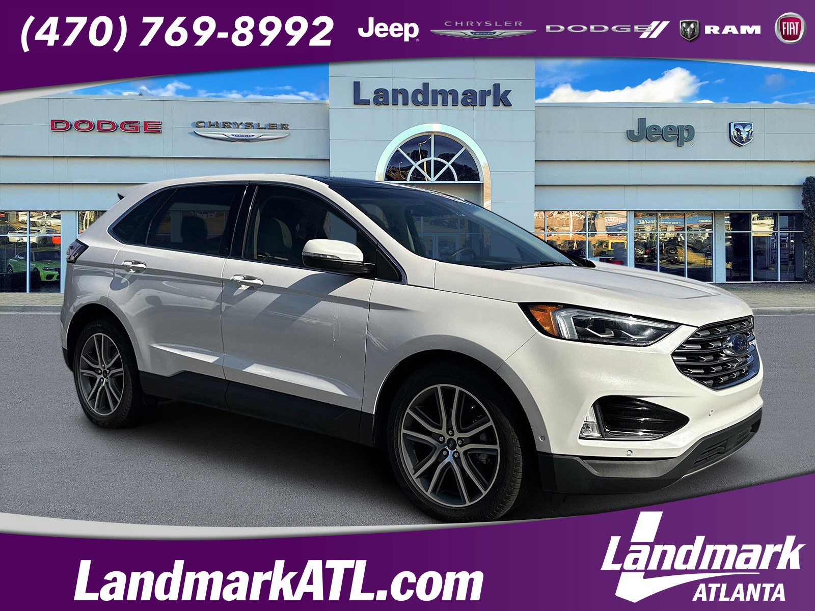 Used 2019 Ford Edge Titanium w/ Equipment Group 301A image 1