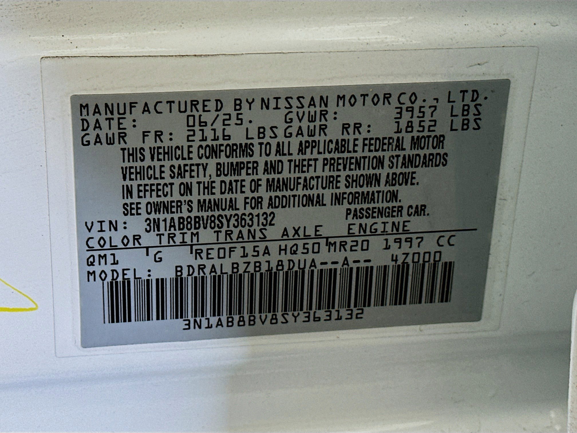 Used 2025 Nissan Sentra S image 12