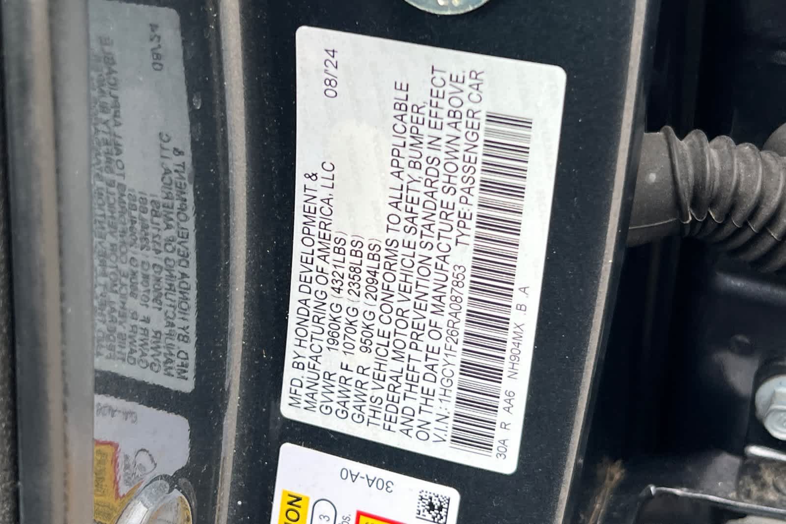 Used 2024 Honda Accord LX image 30