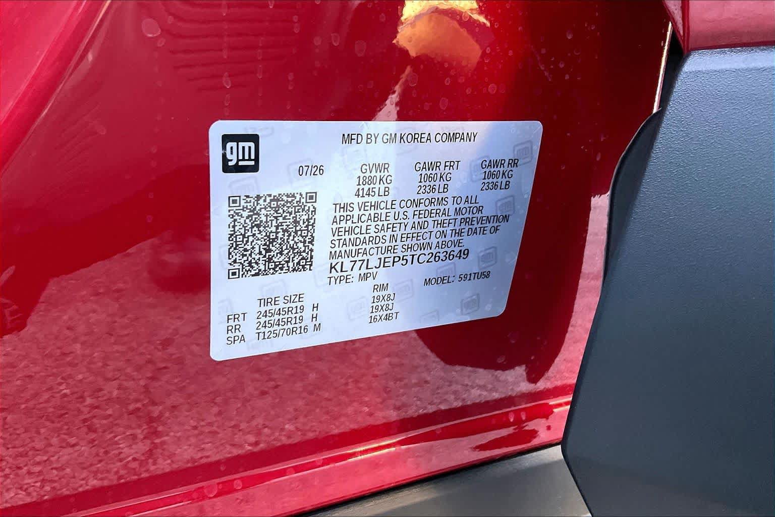 New 2026 Chevrolet Trax RS w/ Driver Confidence Package FWD image 21