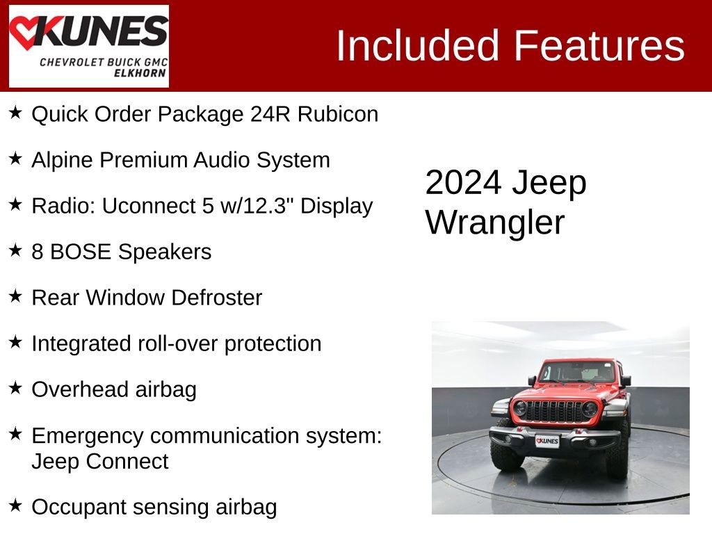 Used 2024 Jeep Wrangler Unlimited Rubicon image 3