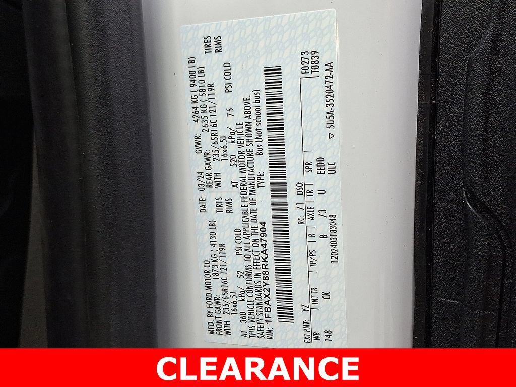 Used 2024 Ford Transit 350 XLT RWD image 27