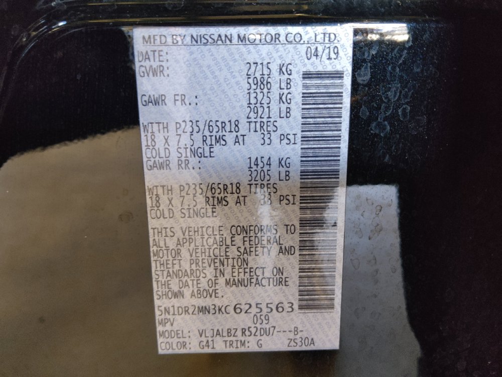 Used 2019 Nissan Pathfinder S FWD image 33