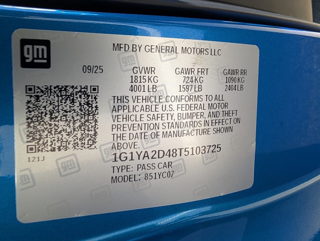 New 2026 Chevrolet Corvette Stingray Coupe w/ 1LT image 24