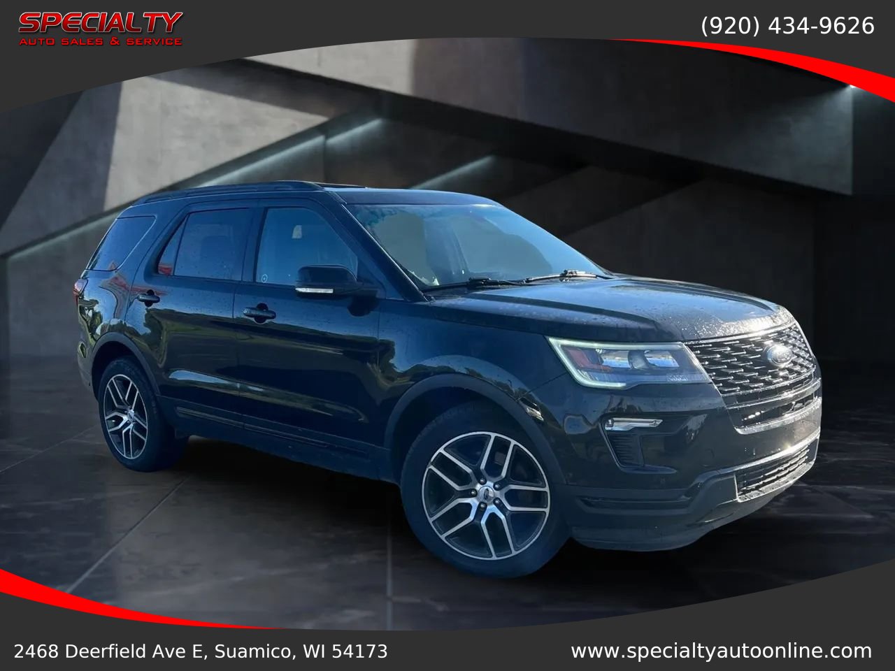 Used 2018 Ford Explorer Sport AWD/4WD image 2