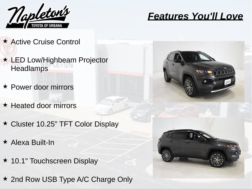 Used 2023 Jeep Compass Limited w/ Sun and Sound Group AWD/4WD image 25
