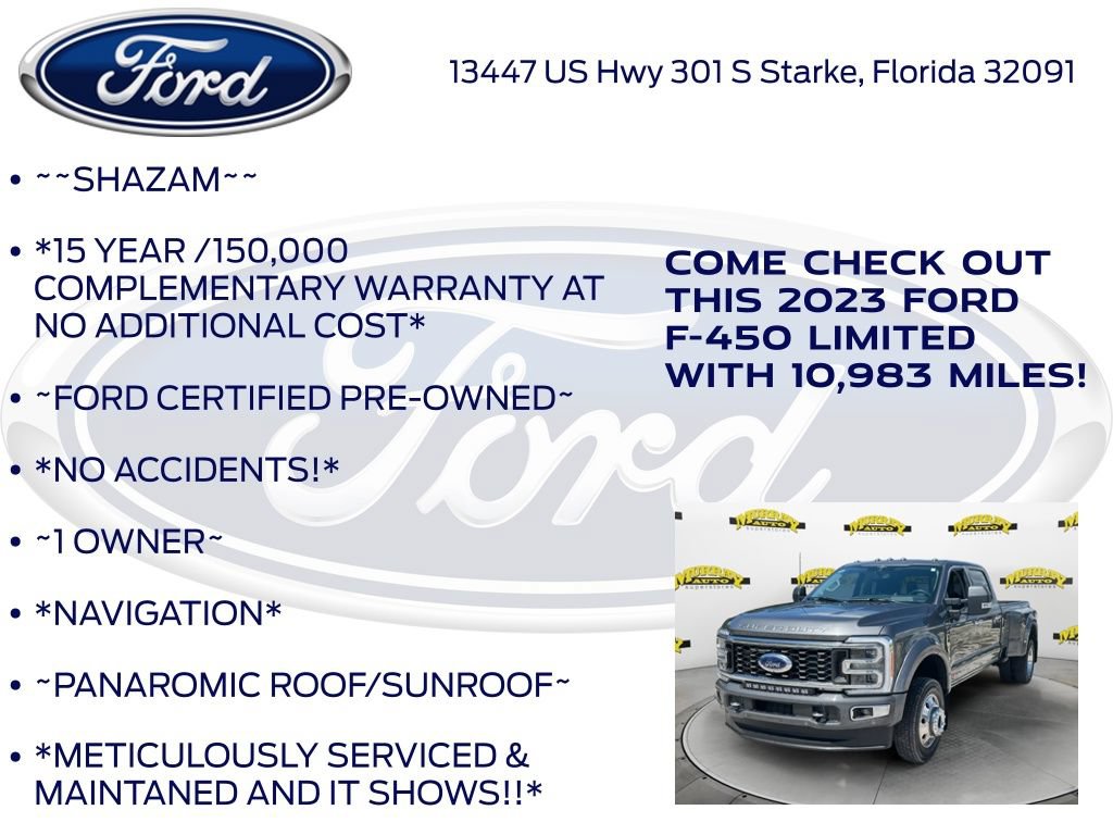 Certified 2023 Ford F450 Limited AWD/4WD image 6