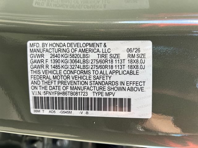 New 2026 Honda Passport TrailSport Elite image 18
