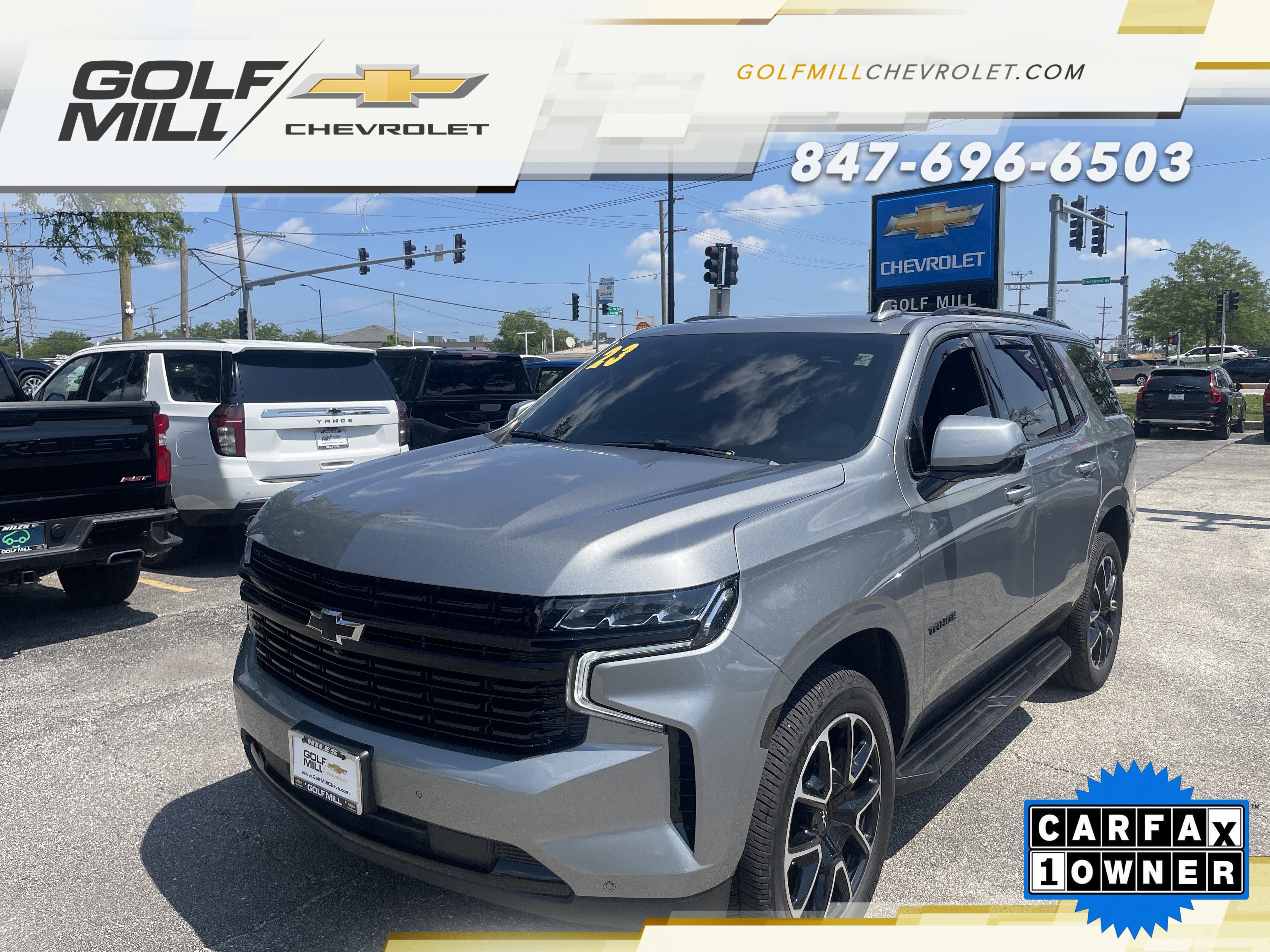 Used 2023 Chevrolet Tahoe RST w/ Luxury Package AWD/4WD image 1