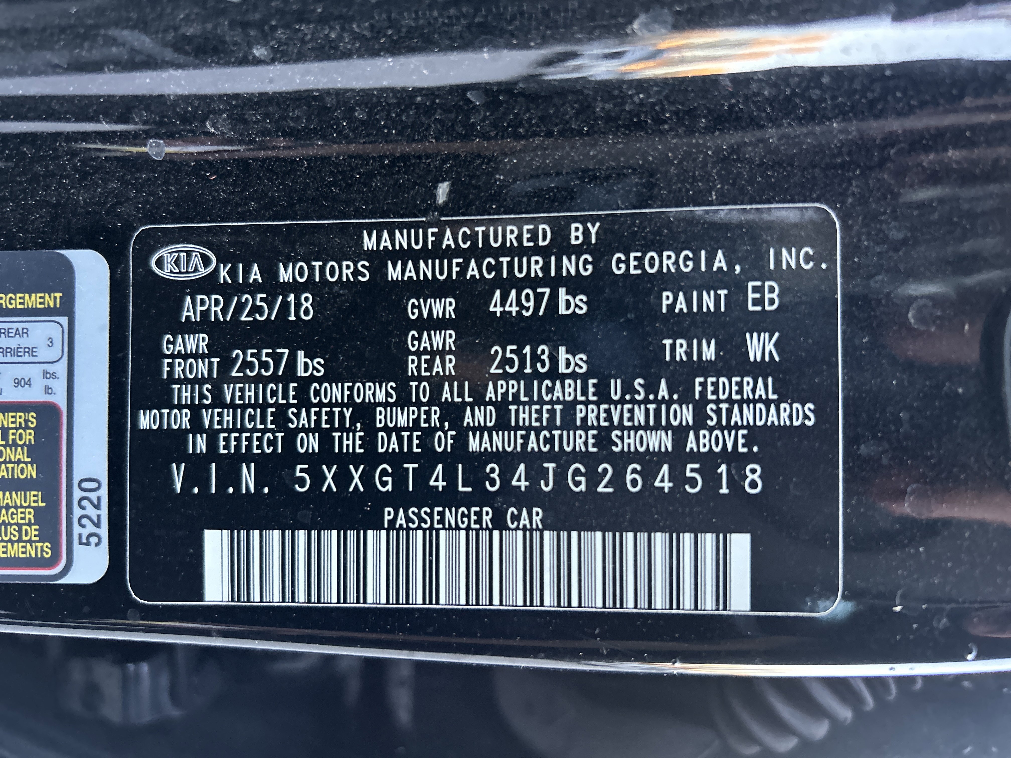 Used 2018 Kia Optima LX w/ 17" Alloy Wheels Package image 33