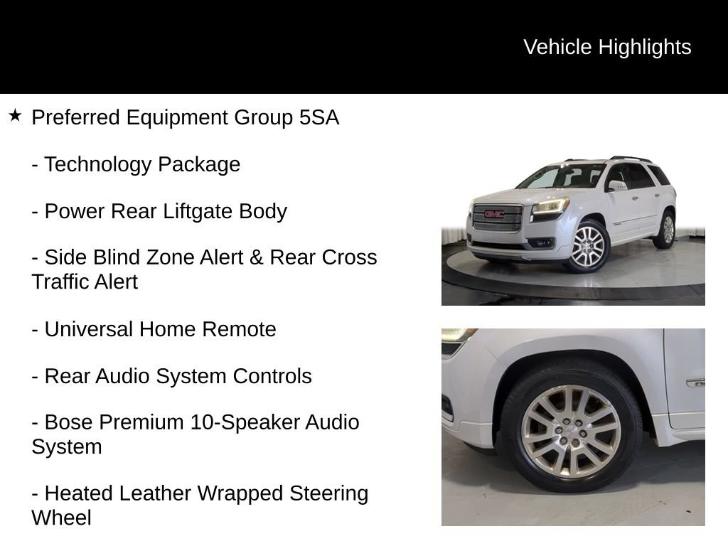 Used 2016 GMC Acadia Denali AWD/4WD image 25