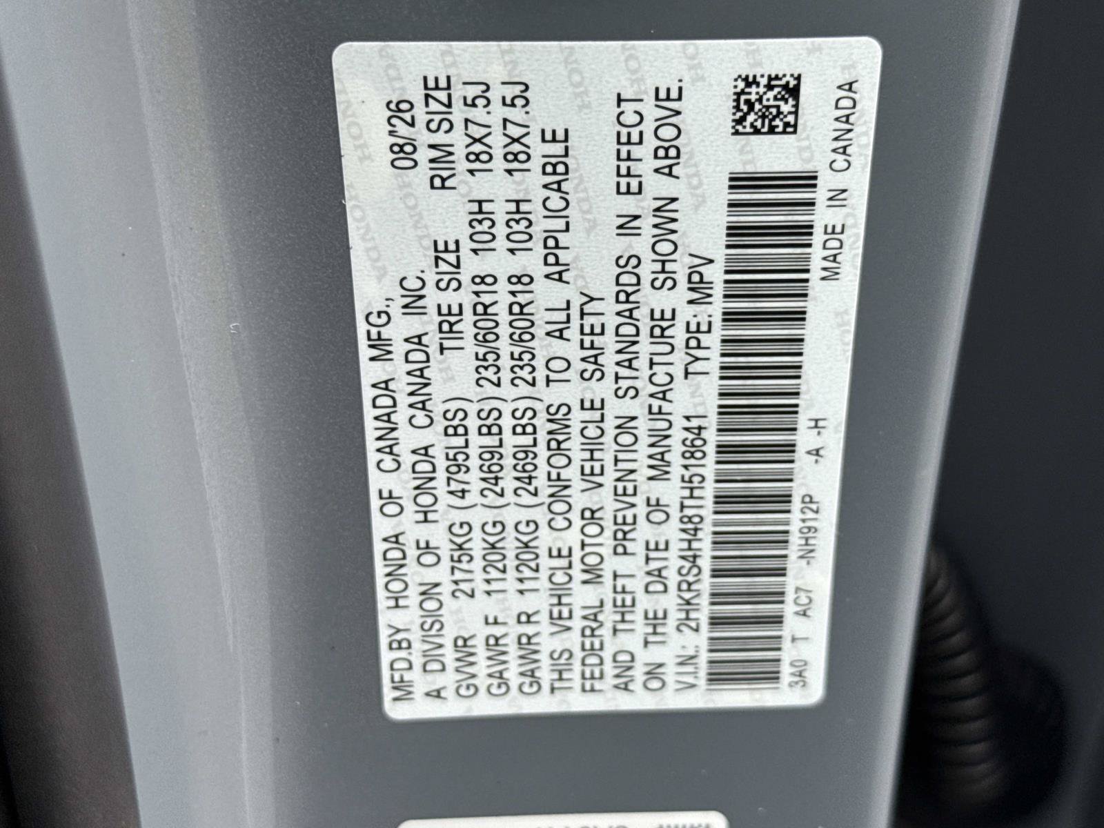 New 2026 Honda CR-V EX image 25