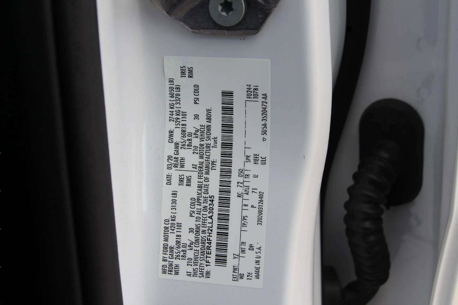 Used 2020 Ford Ranger Lariat w/ Technology Package AWD/4WD image 33