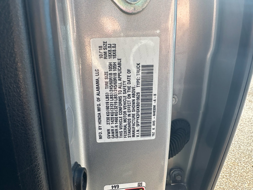 Used 2019 Honda Ridgeline RTL-T image 7