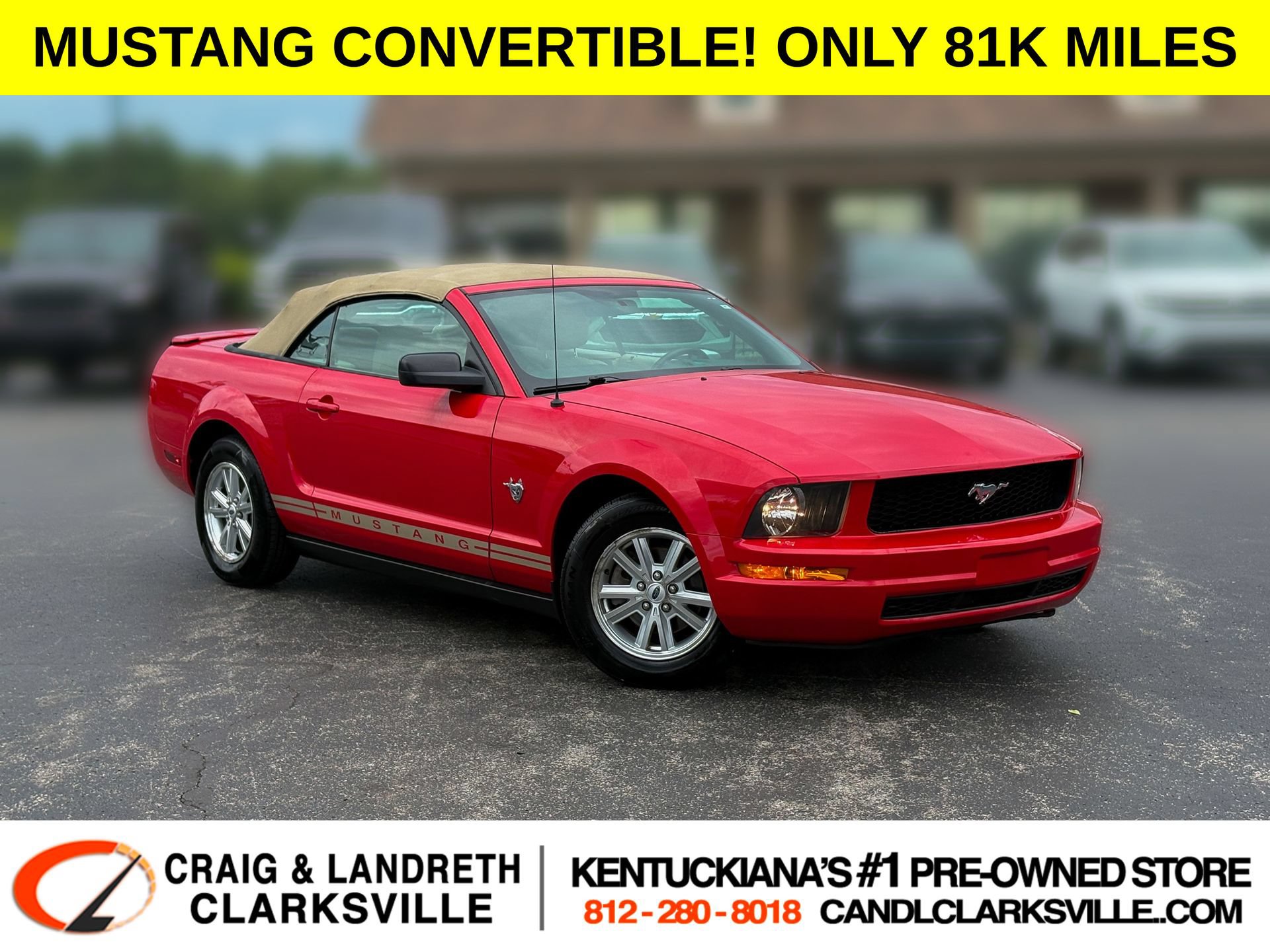 Used 2009 Ford Mustang Convertible