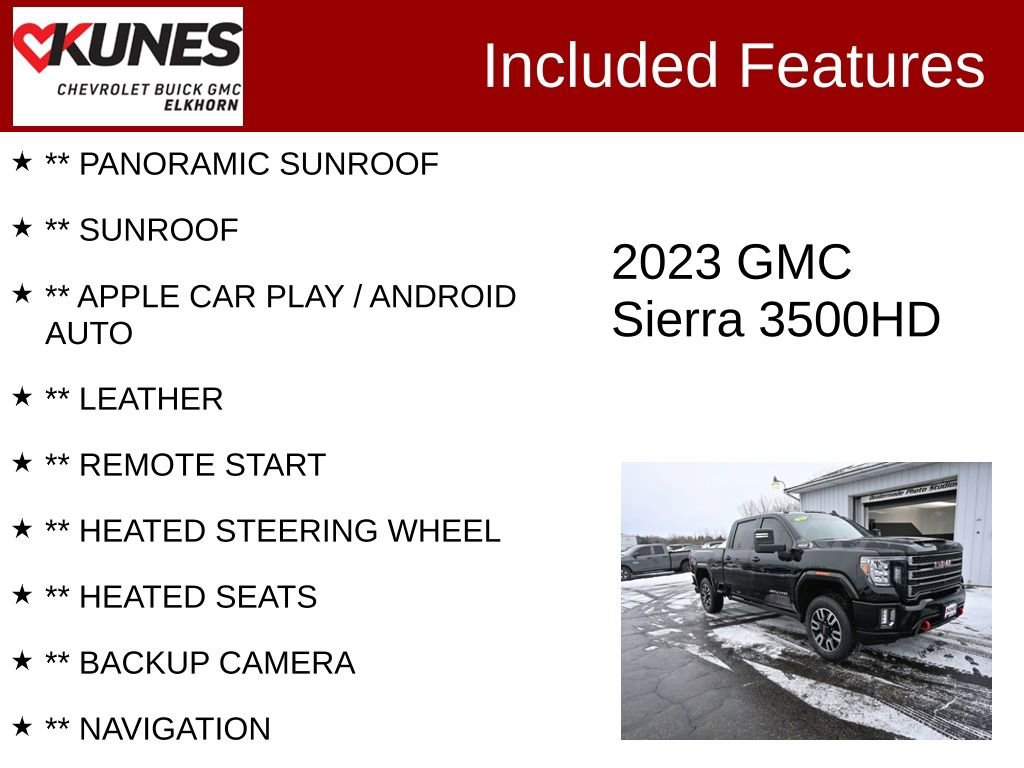 Used 2023 GMC Sierra 3500 AT4 w/ AT4 Premium Plus Package image 2