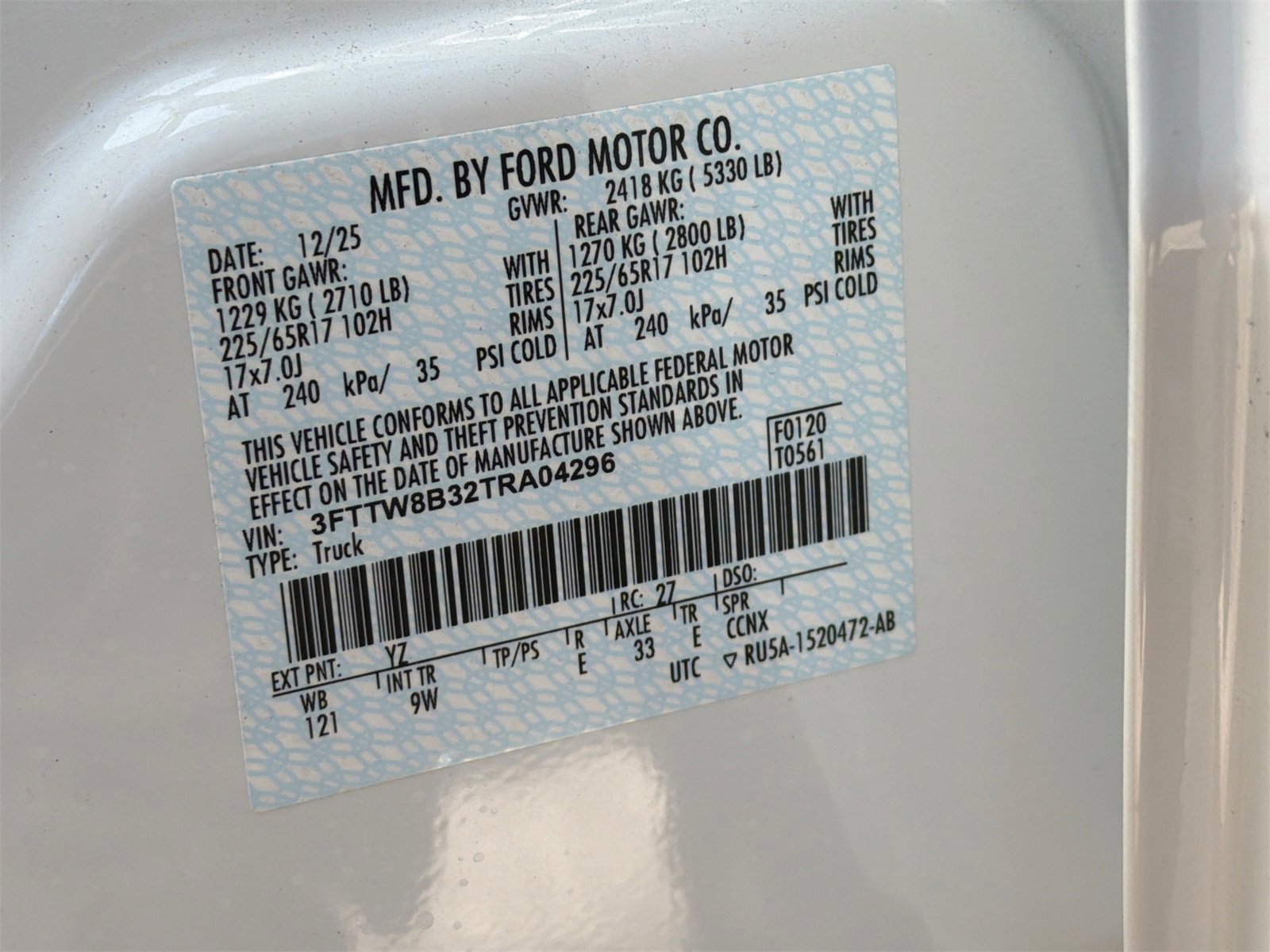 New 2026 Ford Maverick XL w/ Equipment Group 101A image 33