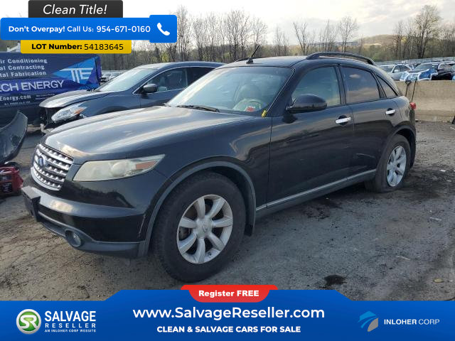 Used 2004 INFINITI FX35 AWD w/ Technology Pkg