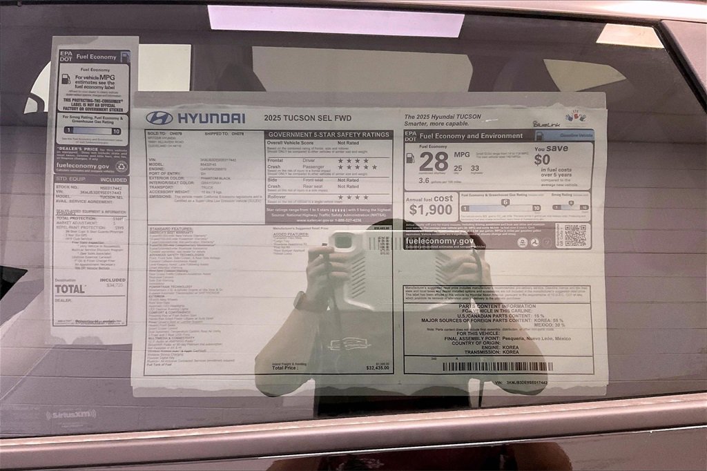 New 2025 Hyundai Tucson SEL image 13