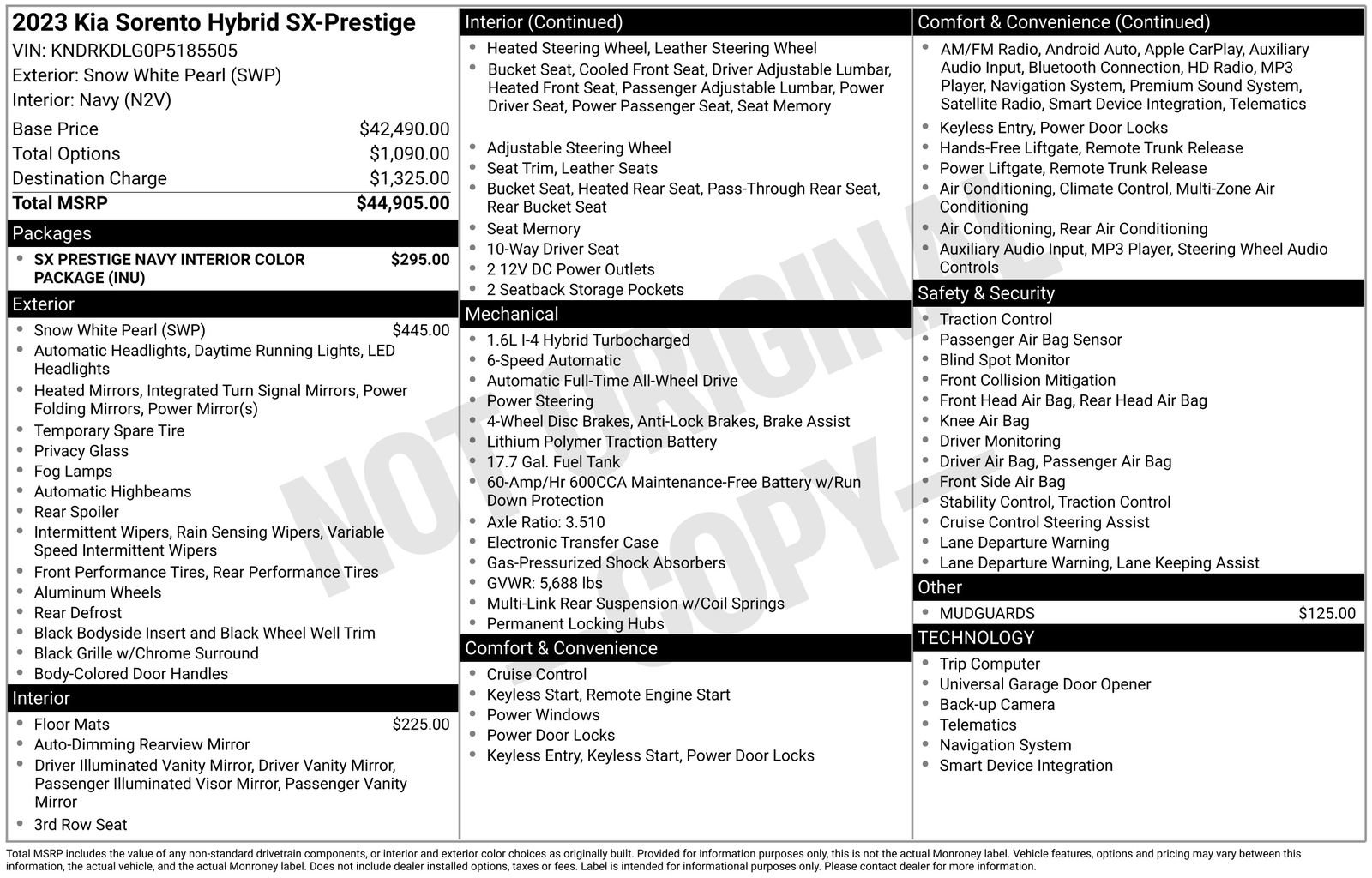 Used 2023 Kia Sorento SX Prestige image 6