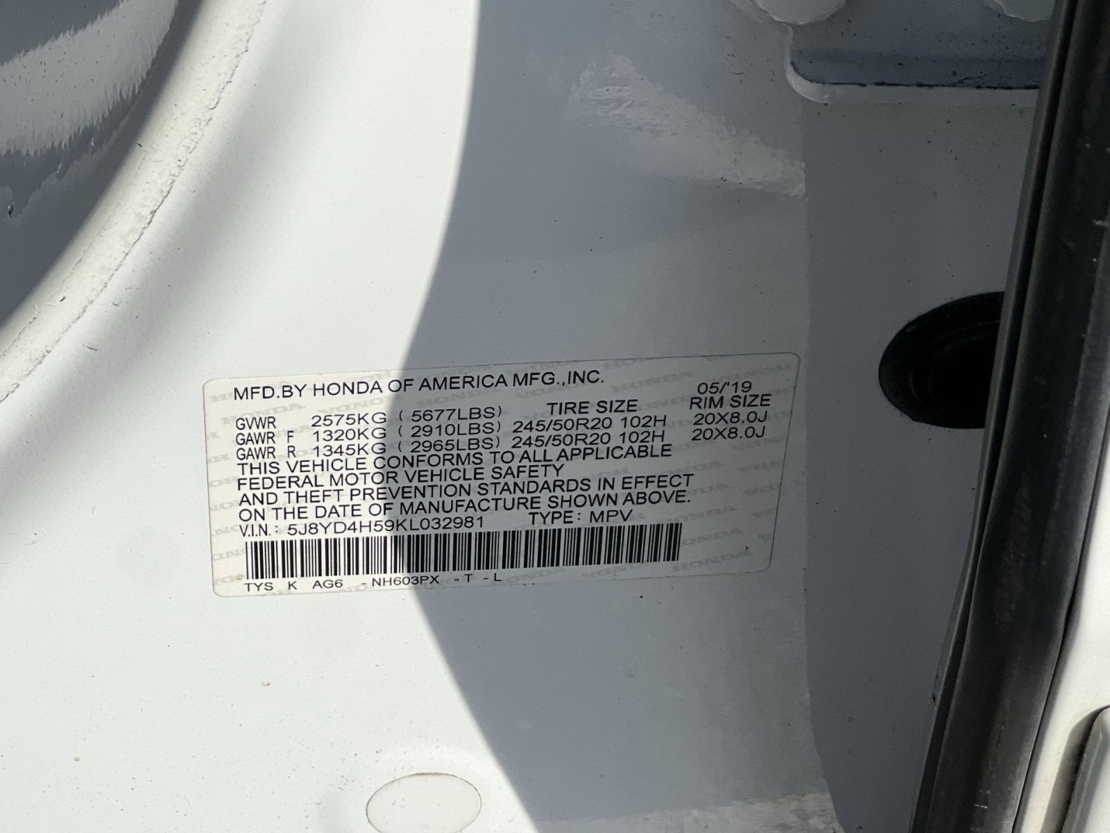 Certified 2019 Acura MDX SH-AWD w/ Technology Package image 32