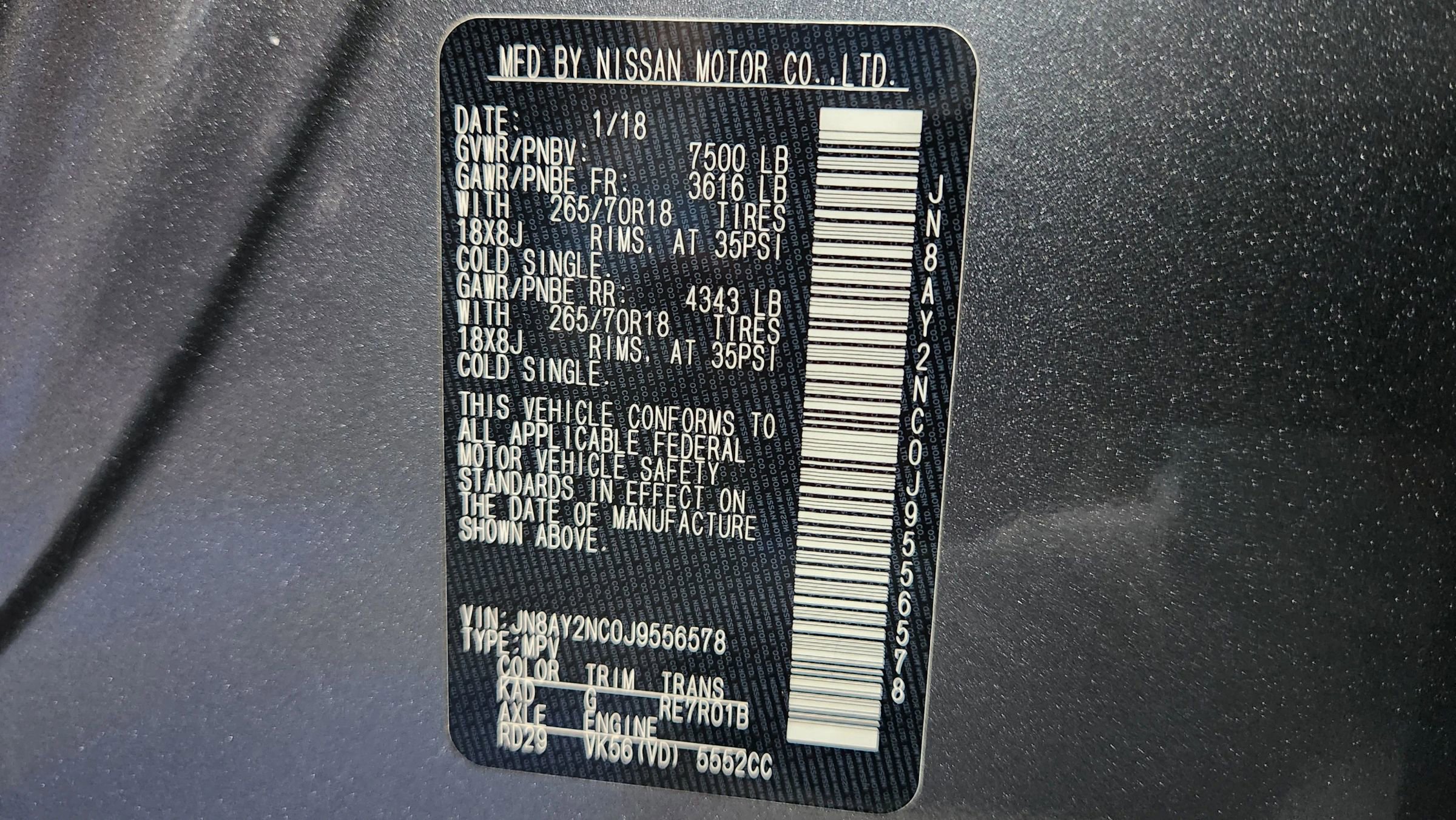 Used 2018 Nissan Armada SV w/ Driver Package image 46