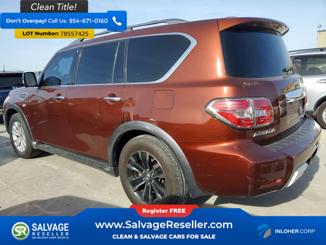 Used 2017 Nissan Armada Platinum w/ Captain Seat Package RWD image 3