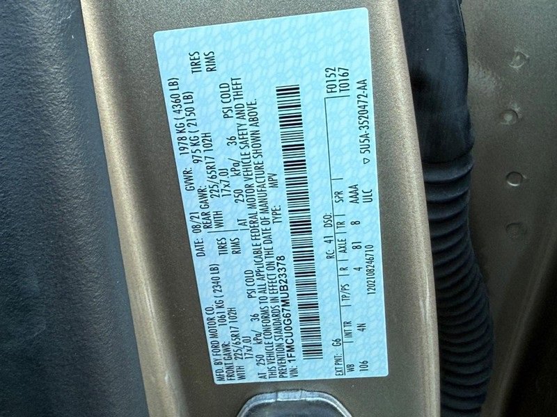 Certified 2021 Ford Escape SE w/ Convenience Package image 21