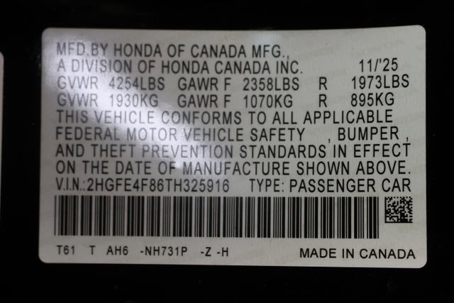 Used 2026 Honda Civic FWD Hybrid Sedan image 30