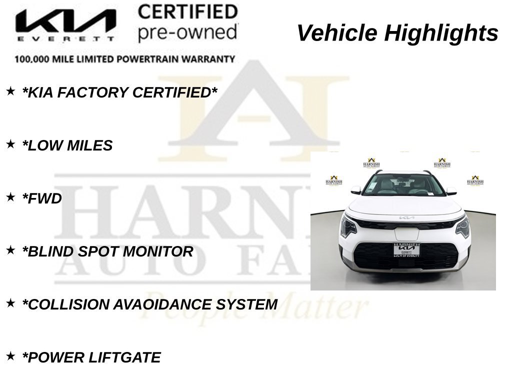 Certified 2023 Kia Niro Wind w/ Wind Preserve Package FWD image 9