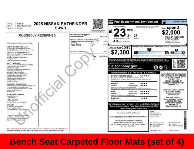 Used 2025 Nissan Pathfinder S AWD/4WD image 53