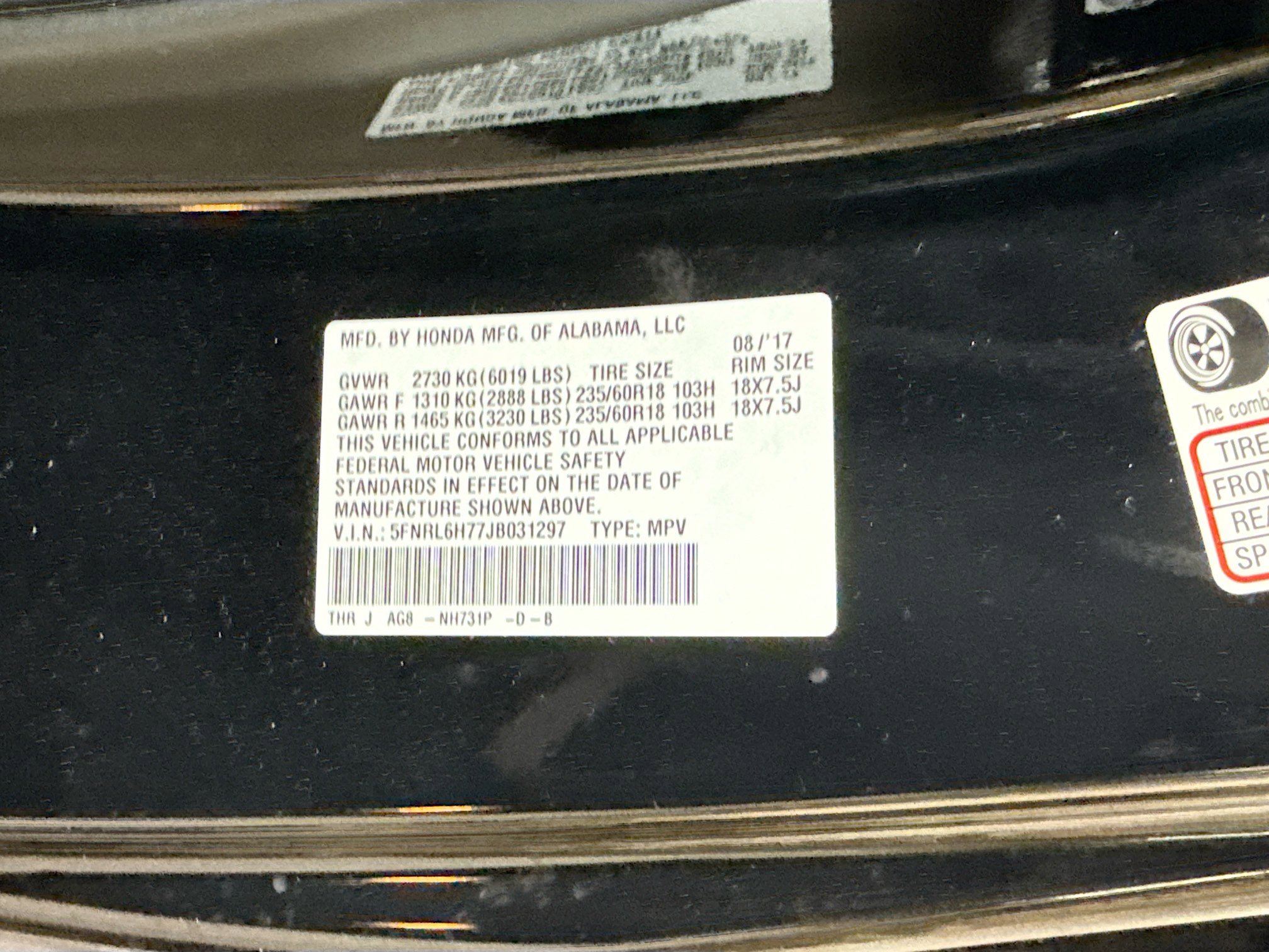 Used 2018 Honda Odyssey EX-L image 4