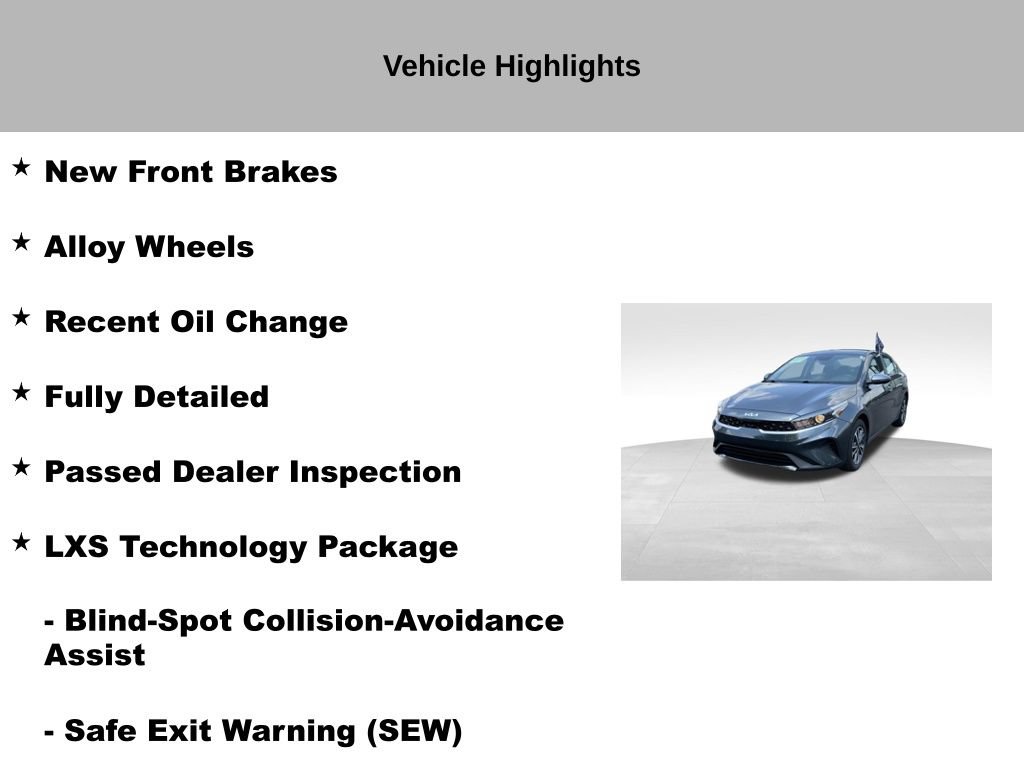 Certified 2024 Kia Forte LXS w/ LXS Technology Package FWD image 10