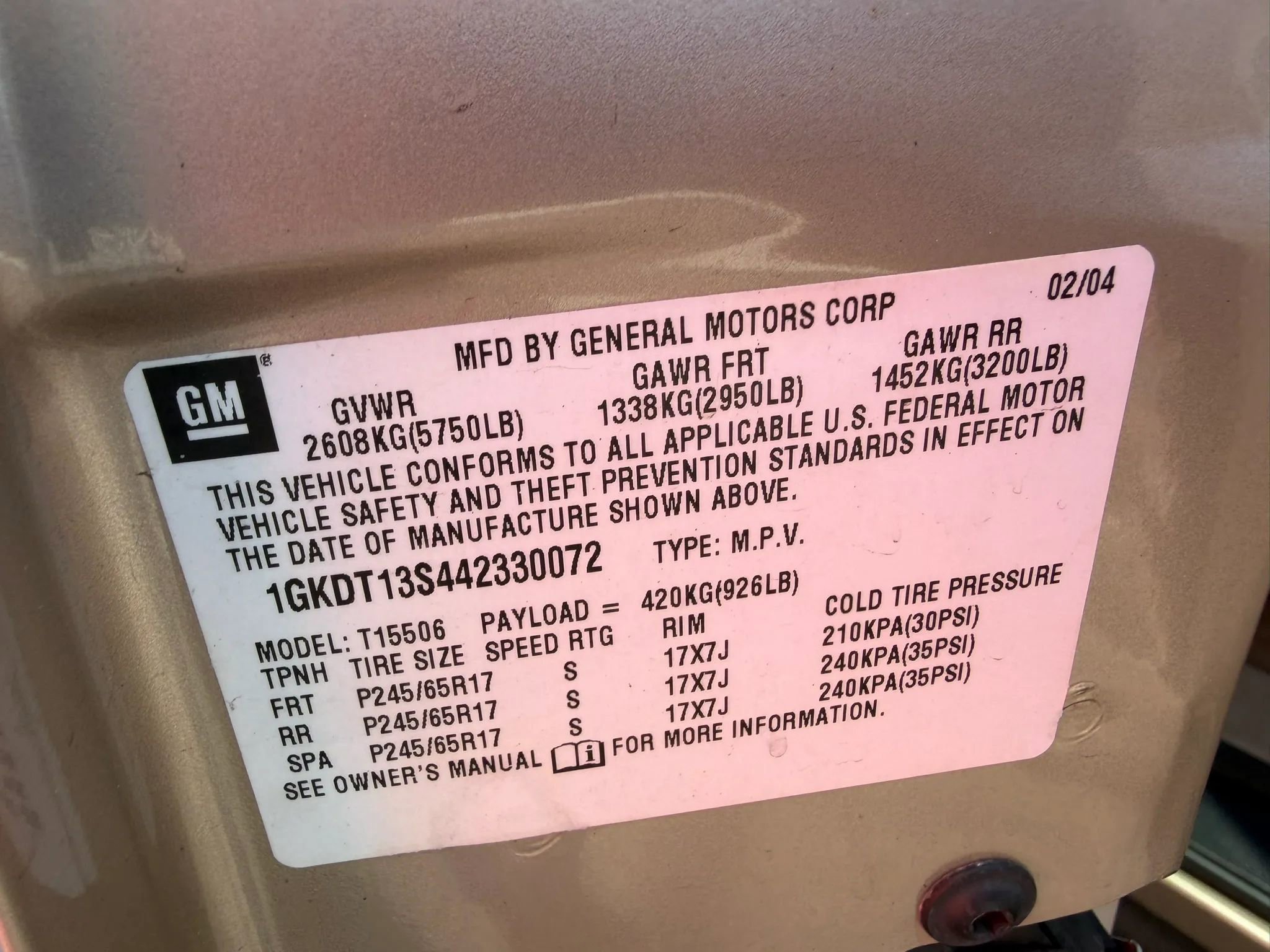 Used 2004 GMC Envoy SLT w/ Preferred Equipment Group AWD/4WD image 23