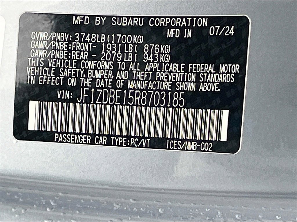 Used 2024 Subaru BRZ Limited w/ Popular Package 1 image 30