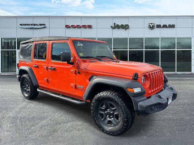 Certified 2018 Jeep Wrangler Unlimited Sport S image 1