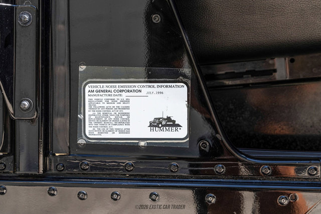 Used 1996 HUMMER H1 4-Door Open Top image 72