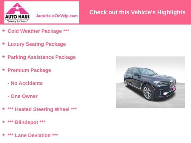 Used 2020 BMW X7 xDrive40i w/ Premium Package AWD/4WD image 3