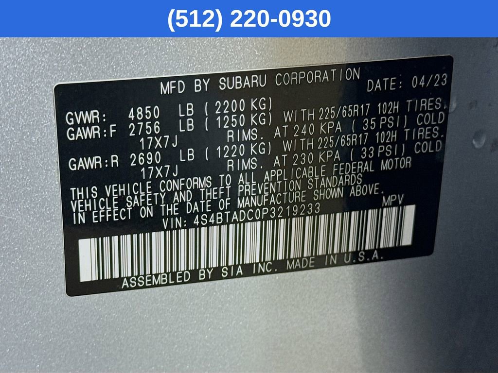 Certified 2023 Subaru Outback Premium image 40