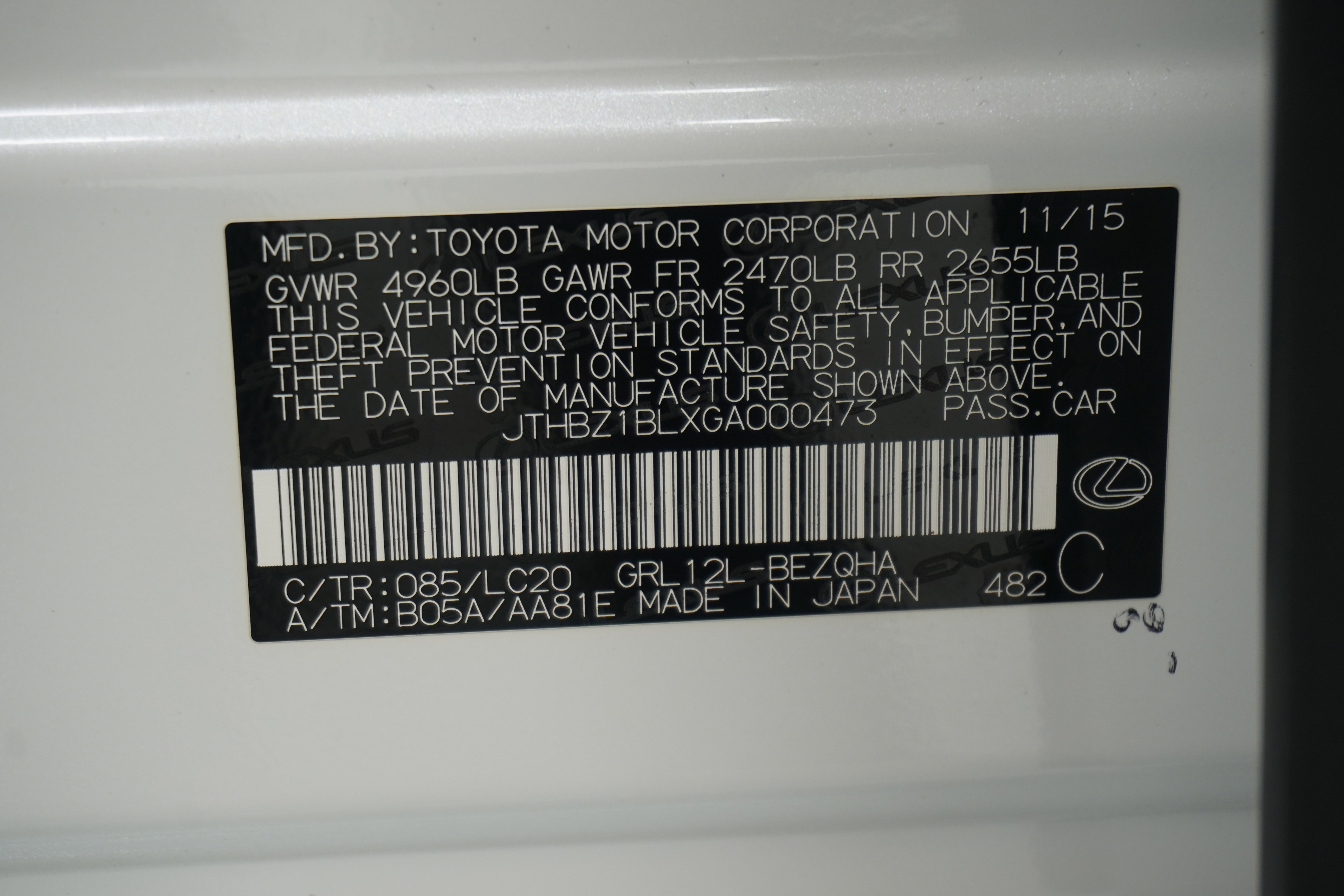 Used 2016 Lexus GS 350 RWD image 39