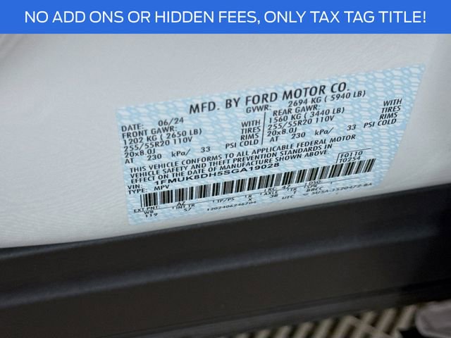 New 2025 Ford Explorer Active w/ Active Comfort Package image 33