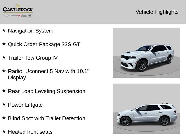 New 2026 Dodge Durango GT w/ Trailer Tow Group IV AWD/4WD image 2
