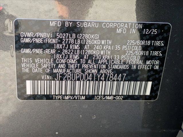 New 2026 Subaru Outback Limited image 20