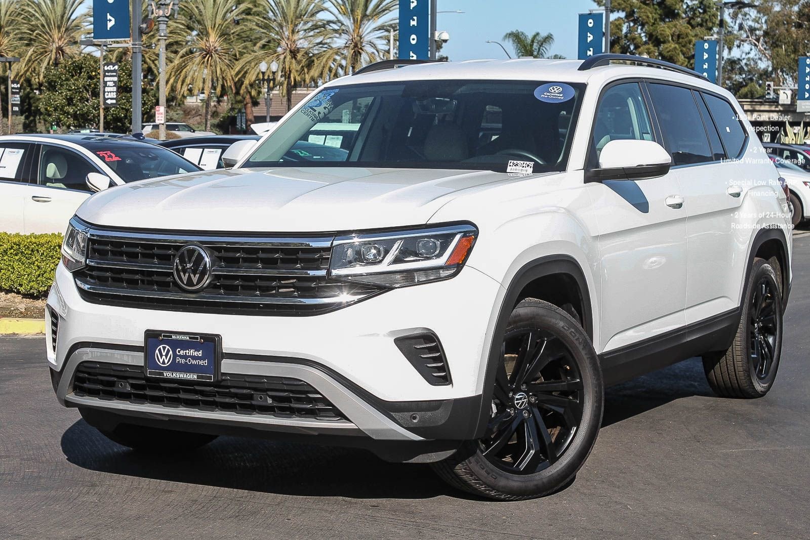 Certified 2023 Volkswagen Atlas SE w/ Black Wheel Package
