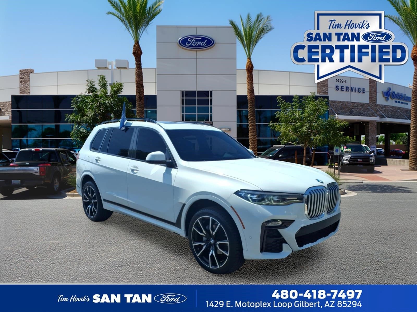 Used 2021 BMW X7 xDrive40i w/ M Sport Package AWD/4WD image 1