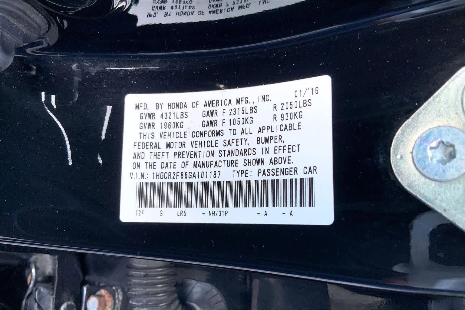 Used 2016 Honda Accord EX-L image 34