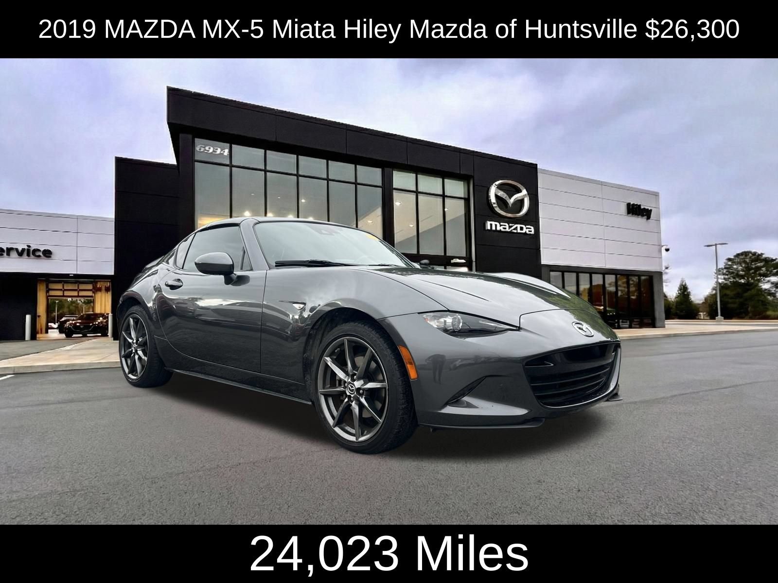 Used 2019 MAZDA MX-5 Miata RF Grand Touring RWD image 1